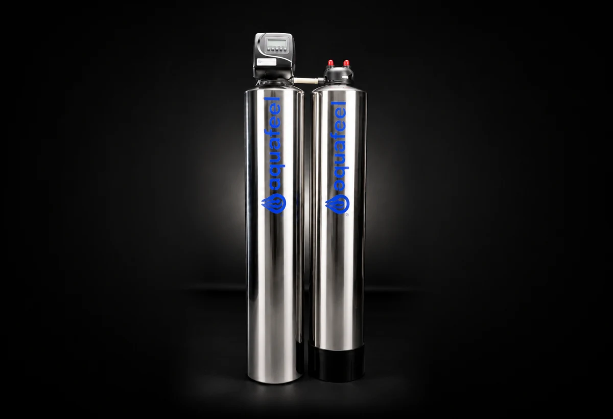 City Water System de Aquafeel: dos tanques de acero inoxidable con válvula inteligente